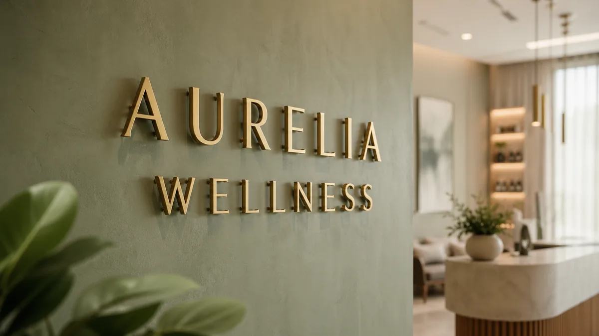 Custom laser-cut wood name sign in Baltic birch with elegant cursive lettering — Lumberthing personalized signs